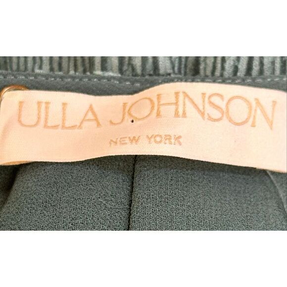 ULLA JOHNSON 100% Silk Audelia Gown in Spruce NWT Size 00 - Picture 7 of 10